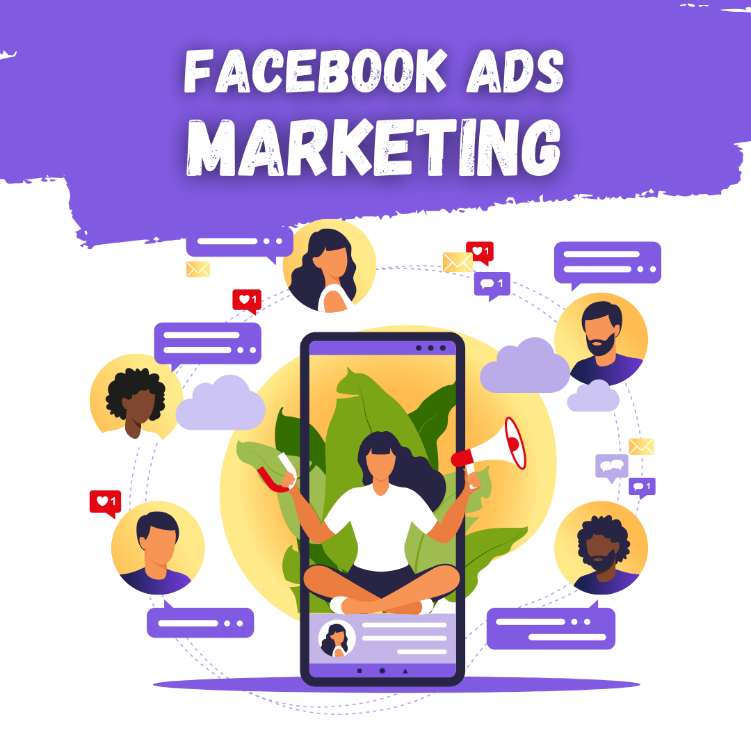 The Art of Drawing Readers In: Your attractive post title goes here Purple Yellow Influencer Advertising Marketing Illustration Instagram Post
